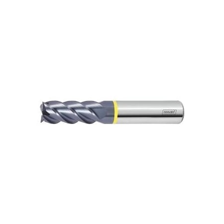Holex Solid Carbide End Mill for Aluminum, TiAlN Coated, 8 mm 202545 8